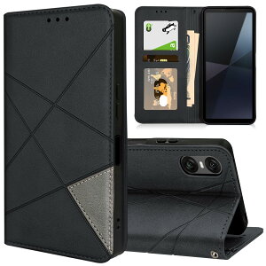Sony Xperia 10 vi �P�[�X �蒠�^ SO-52E SOG14 XQ-ES44 �J�[�h���[ ���z�^ �J�o�[ �G�N�X�y���A10vi �ϏՌ� �L�b�N�X�^���h�@�\ �X�}�z�P�[�X PU���� TPU�f�� �g�уJ�o�[ ���^ �y�� �X�g���b�v�z�[���t �u