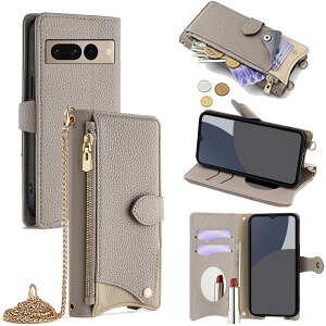 For Google Pixel 7 Pro �P�[�X �蒠�^ �V�����_�[ For �O�[�O�� �s�N�Z�� 7 �v�� �J�o�[ ���z�^ ���|�� ��+�c 2�|���� �΂߂��� ���ϋ��t�� ������� �W�b�p�[���K���� �J�[�h���[ ���u�� �����O�X�g