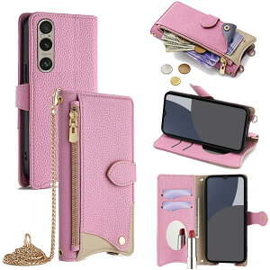 For Xperia 1 VI �P�[�X �蒠�^ �V�����_�[ For �G�N�X�y���A1 vi Mark-6 SO-51E/SOG13 �J�o�[ ���z�^ ���|�� ��+�c 2�|���� �΂߂��� ���ϋ��t�� ������� �W�b�p�[���K���� �J�[�h���[ ���u�� �����O�X