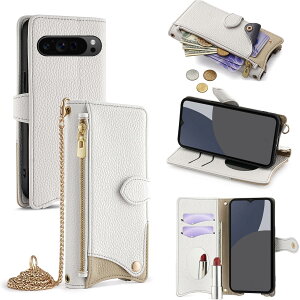 For Google Pixel 10 Pro XL �P�[�X �蒠�^ �V�����_�[ For �O�[�O�� �s�N�Z��10�v��XL �J�o�[ ���z�^ ���|�� ��+�c 2�|���� �΂߂��� ���ϋ��t�� ������� �W�b�p�[���K���� �J�[�h���[ ���u�� �����O