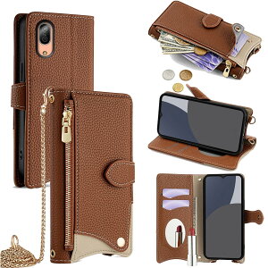 For AQUOS Sense3 �P�[�X �蒠�^ �V�����_�[ For �A�N�I�X Sense3 lite/sense3 basic/For Android One S7 �J�o�[ ���z�^ ���|�� ��+�c 2�|���� �΂߂��� ���ϋ��t�� ������� �W�b�p�[���K���� �J�[�h���[ ���u��