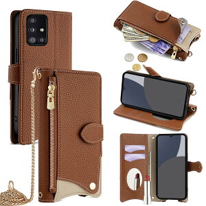 For Galaxy A51 5G �P�[�X �蒠�^ �V�����_�[ For �M�����N�V�[A51 5G SCG07/SC-54A �J�o�[ ���z�^ ���|�� ��+�c 2�|���� �΂߂��� ���ϋ��t�� ������� �W�b�p�[���K���� �J�[�h���[ ���u�� �����O�X�g