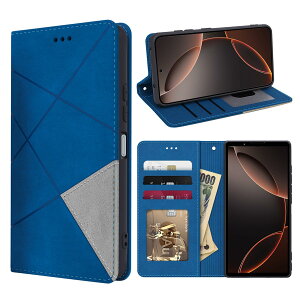 fagazzfu Sony Xperia 10 vi �P�[�X �蒠�^ �S�ʕی� �J�[�h���[ �G�N�X�y���A 10vi �X�}�z�P�[�X �J�[�h���[ �X�^���h�@�\�t�� ���z�^ �������ւ肠 10vi SO-52E SOG14 XQ-ES44 �g�уJ�o�[ ���U�[ ���b�v�z