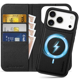 SHIELDON iPhone 17Pro �Ή� �蒠�^�P�[�X 2in1������ �{�v���U�[ 6.3�C���` 5G �J�[�h���[ [RFID�u���b�L���O] ���O�����R �J�o�[�P�̃��C�����X�[�d�� ���u���X�^���h�@�\ �X�g���b�v���t�� �Ռ�