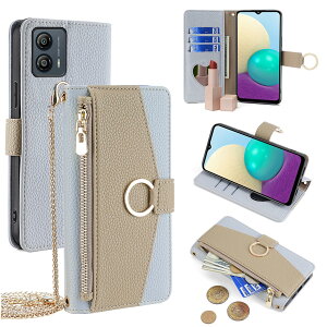 For MOTO G53J 5G/G53Y 5G �P�[�X �蒠�^ �V�����_�[ For ���g���[��G53J ���z�^ �J�o�[ ���|�� �΂߂��� ���ϋ��t�� ���� ������� �����O�X�g���b�v �W�b�p�[���K���� �J�[�h���[ ���u�� �㎿�Ȏ�G