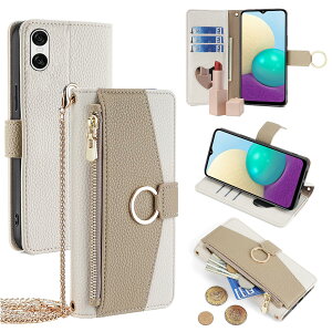 For Xperia 10 VI �P�[�X �蒠�^ �V�����_�[ For �G�N�X�y���A10 vi �}�[�N6 SO-52E/SOG14 ���z�^ �J�o�[ ���|�� �΂߂��� ���ϋ��t�� ���� ������� �����O�X�g���b�v �W�b�p�[���K���� �J�[�h���[ ��