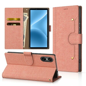 Sony Xperia 10 VI �蒠�^ �P�[�X ���z�^ �ϏՌ� �J�[�h�|�P�b�g�t�� �G�N�X�y���A10vi �X�}�z�P�[�X ���B���e�[�W�f�j�������U�[ �J�[�h���[ �X�^���h�@�\�t�� SO-52E SOG14 XQ-ES44 �g�уJ�o�[ �S�ʕ�