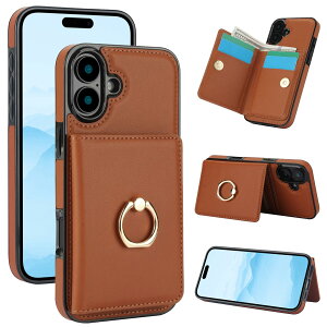Noaivoky �P�[�X �蒠�^ �ɓK������ iPhone 16 �A�C�t�H��16 �p�� �蒠�^�P�[�X �w�ʃJ�[�h���[ �A�C�z��16 ������ �X�}�z�P�[�X ��phone16 �p�� �X�}�z�J�o�[ �����O�t�� �����ق�16 ������ �g�уP�[