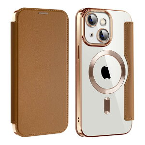 MuZiF iPhone 15 Plus p P[X 蒠^ MagsafeΉ NA w  PUU[ iv }Olbg X}zP[X J[h[AlCz^ Jo[ y ACtH15 Plus p 蒠Jo[ (u