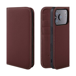 HANATORA for iPhone 17Pro �P�[�X �蒠�^ �{�v �X�}�z�P�[�X �X�}�z �X�^���h �R�[�h�z���_�[ �t�� �V�������N�J�[�t���U�[ �M�t�g �}�O�l�b�g�Ȃ� ���C�����b�h PH-17Pro-WineRed �M�t�g �a�����M�t�g