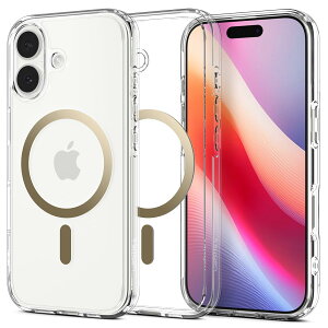 Spigen �y�n��18�N�̋Z�p�́z iPhone 17 �P�[�X MagSafe�Ή� �N���A ���� �X�g���b�v�z�[�� �ČRMIL�K�i �E���g���E�n�C�u���b�h�E�}�O�t�B�b�g (�N���A�E�S�[���h) ACS10084