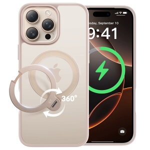 �y2025�ō�����&��_360�x��]�zCASEKOO iPhone 16 Pro �p �P�[�X �ČRMIL�K�i �ϏՌ� MagSafe�Ή� ���ϋv���y���c�����E�p�x���R�����z�ő�25W�}���[�d�Ή� �w��h�~/�}�b�g�d�グ/���ϖh�~/������ ��