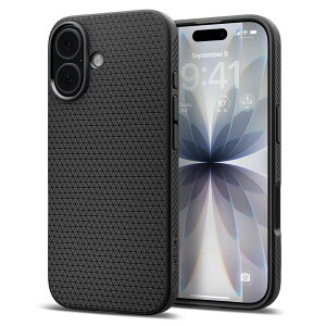 Spigen �y�n��18�N�̋Z�p�́z iPhone 17 �P�[�X �ČRMIL�K�i �X�g���b�v�z�[�� �}�b�g TPU �ϏՌ� ���L�b�h�E�G�A (�}�b�g�E�u���b�N) ACS09977