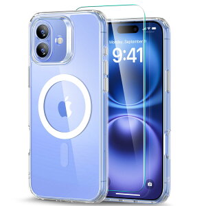 ESR iPhone 16 �P�[�X�y�ČRMIL�K�i�EMagsafe�Ή��ziPhone16�P�[�X �y�����t�B�����t���z�ω��� ���ɋ����w�� ���C�����X�[�d �����Ĕ��ɗD���� �f�U�C�� �n�C�u���b�h���C�P�[�X �����ӂ���16�P�[