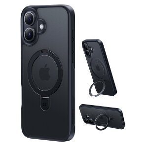 �y8�N�̏��S�J�� ���ϋv�X�^���h�\���zCASEKOO for iPhone 16 �P�[�X�y�ČRMIL�K�i �ϏՌ��^MagSafe�Ή��z�B���X�^���h �c�����đΉ� 25W���C�����X�[�d�Ή� �}�b�g�d�グ �w��h�~ ���ϖh�~ ������