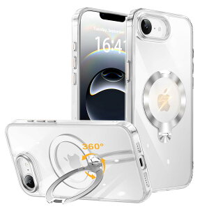 TISTUNST iPhone 16e �p �P�[�X ���� CD�����O �y���@�\ 360°��]�X�^���h�z�y���c�����E�p�x���R�����z����MagSafe�Ή� ���C�����X�[�d�Ή� �ČRMIL�K�i �ϏՌ� �h�w�� ���ϖh�~ �����Y�ی� ���� ��p