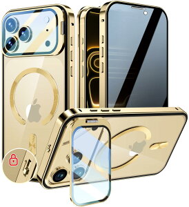 KELLCASE�y�J���������Y�ی�E�X�^���h+�`�����h�~+MagSafe�Ή� �ziPhone 17 Pro Max �p �P�[�X �S�ʕی� �B���X�^���h�t�� ���b�N�t�� ���� �}�O�l�b�g�� �A�C�t�H��17�v���}�b�N�X �J�o�[ �X�g���b