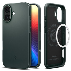 Spigen �y�n��18�N�̋Z�p�́z iPhone 17 �P�[�X MagSafe�Ή� �}�O�l�b�g���� �ČRMIL�K�i �}�b�g ���^ �V���E�t�B�b�g�E�}�O�t�B�b�g (�A�r�X�E�O���[��) ACS09970