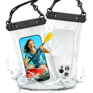 YOSH 2�� �X�}�z�h���P�[�X ���ɕ����y��^8.5�C���`�FiPhone 17 Pro Max/Galaxy S25 Ultra�p�ziPhone �h���P�[�X �C ���C �傫�� �ڂ��������܂ق��[�� IPX8�F��ς� �{�^�����삵�₷����̉��f�U�C�� �S