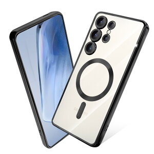 Galaxy S25 Ultra P[X MagSafeΉ NA bLH MNV[ S25Ultra X}zP[X ϏՌ TPU CX[dΉ SC-52F SCG32 Jo[ Xgbvz[t ^  y ΂݂ɂ