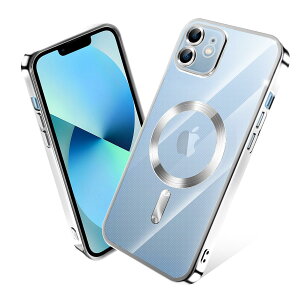 iPhone 12 Mini �P�[�X MagSafe�Ή� �N���A ���b�L���H �A�C�t�H��12Mini �X�}�z�P�[�X �ϏՌ� TPU ���C�����X�[�d�Ή� ��p�ق� 12 mini �J�o�[ �X�g���b�v�z�[���t�� ���^ ���� ���y�� ���΂݂ɂ��� �_