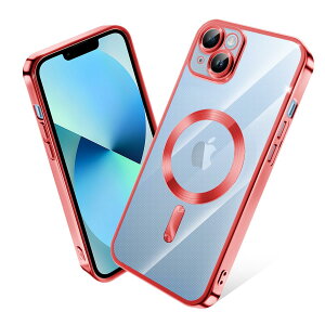 iPhone 13 Mini �P�[�X MagSafe�Ή� �N���A ���b�L���H �A�C�t�H��13Mini �X�}�z�P�[�X �ϏՌ� TPU ���C�����X�[�d�Ή� ��p�ق� 13 mini �J�o�[ �X�g���b�v�z�[���t�� ���^ ���� ���y�� ���΂݂ɂ��� �_