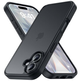 COSOIK iPhone 17 用 ケース 滑り止め 指紋防止 米軍MIL規格 耐衝撃 マット仕上げ ストラップホール付き アイフォン17 半透明 黄変防止 耐久性 カバー ワイヤレス充電対応 あいふおん17ケース 6.3