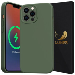 LUNES iPhone 13 Pro �P�[�X Magsafe�Ή� �J�����ی� �X�}�z�P�[�X �ϏՌ� ���C�����X�[�d �V���v�� �S�ʕی� ��Phone13 �v�� �p �}�O�Z�[�t�Ή� �V���R�� �J�o�[ �}�O�l�b�g���� �w��h�~ ���΂݂Ȃ�
