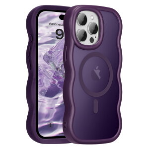 UEEBAI �Ή� iPhone 13 Pro �p�� �P�[�X ���� TPU �E�F�[�u�f�U�C�� �X�}�z�P�[�X �N���A ���� �l�C ������� �P�[�X MagSafe�Ή� ���^ �y�� �ϏՌ� �g�^ �o���p�[ �X�}�z�P�[�X - �p�[�v��