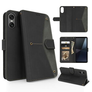 MIIFUBOO �Ή� Sony Xperia 10 VI �P�[�X �蒠�^ ���z�^ �S�ʕی� �ϏՌ� �G�N�X�y���A 10 VI �X�}�z�P�[�X �J�[�h���[ �������U�[ ���b�v�z�[���t�� ���u���@�\�t�� �}�O�l�b�g���� SO-52E SOG14 XQ-ES44