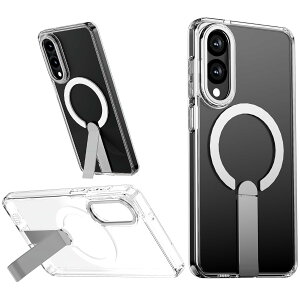 DIFAYA Galaxy S25 Edge �P�[�X �N���A �}�O�l�b�g���� �}�O�Z�[�t�Ή� �ČRMIL�K�i �B��X�^���h ���΂݂Ȃ� Magsafe�Ή� ���C�����X�[�d �ϏՌ� ���� �M�����N�V�[S25 �G�b�W �P�[�X