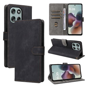 Nutmeg �Ή� Motorola Moto G66j 5G �p�� �P�[�X �蒠�^ Motorola Moto G66y 5G �p�� �J�o�[ ���z�^ ���g���[�� G66j 5G/���g���[�� G66y 5G �g�уP�[�X ����PU���U�[ �_�炩��TPU�f�� �S�ʕی� �J�[�h���[ �X�^��