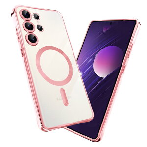 fagazzfu Galaxy S25 Ultra �P�[�X �N���A MagSafe�Ή� �M�����N�V�[ S25 Ultra �X�}�z�P�[�X �ϏՌ� ���h�~�� ���b�L���H SC-52F SCG32 �J�o�[ �����Y�ی� TPU �\�t�g ������ �w��h�~ ����~�� ���ϖh�~ �l�C
