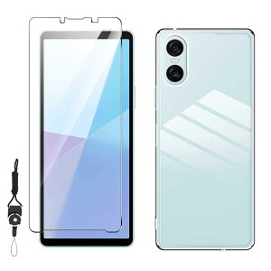 Nutmeg�y1+1�zXperia 10 VI SO-52E SOG14 �K���X�t�B���� + Xperia 10 VI �P�[�X �N���A �J�o�[ TPU�f�� �S���� �����h�~ �_�炩����G�� �����h�~ �ϏՌ� SO-52E SOG14 �ی�t�B���� �d�x9H �C�A�[�� �����ߗ�