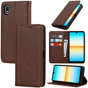 �Ή� Xperia ace iii �P�[�X �蒠�^ �X�}�z�P�[�X �G�N�X�y���A �G�[�X iii sog08 so-53c xperia ace3 �J�o�[ �蒠�^ �J�[�h�X���b�g�A�L�b�N�X�^���h ���U�[(�_�[�N�u���E��)