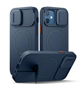 SURITCH ���C�P�[�XiPhone 12/12 pro�ƌ݊��� �ƃJ�����ی�J�o�[�ƒ����\�ȃX�^���h ���h�~�ϏՌ��ی�J�o�[iPhone 12/12 pro�p (��)