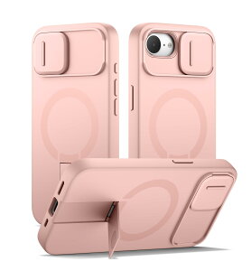 SURITCH ���C�P�[�XiPhone 16e�ƌ݊��� �ƃJ�����ی�J�o�[&�J�����R���g���[���{�^��&�ƒ����\�ȃX�^���h ���h�~�ϏՌ��ی�J�o�[iPhone 16e�p (�s���N)