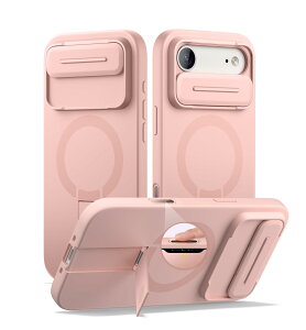 SURITCH ���C�P�[�XiPhone Air�ƌ݊��� �ƃJ�����ی�J�o�[&�J�����R���g���[���{�^��&�ƒ����\�ȃX�^���h ���h�~�ϏՌ��ی�J�o�[iPhone 17 Air�p (�s���N)