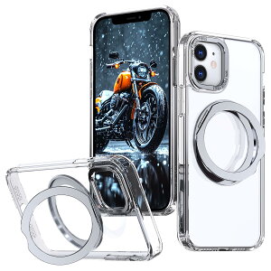 TrendKase iPhone 12 / iPhone 12 Pro ��p �P�[�X 360° ��]�����O MagSafe �A�C�t�H��12�v�� �J�o�[ ���C�����X�[�d �����O �A�C�z��12 / 12�v�� �g�уP�[�X �}�O�Z�[�t�Ή� �����ق�12 �X�}�z�P�[�X �c��