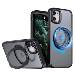 TrendKase iPhone 11 ��p �P�[�X 360° ��]�����O MagSafe �A�C�t�H��11 �J�o�[ ���C�����X�[�d �����O �A�C�z��11 �g�уP�[�X �}�O�Z�[�t�Ή� �����ق�11 �X�}�z�P�[�X �c�����s�ɉ�] ���@�\�X�^��