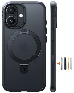 TORRAS iPhone 17 �p �P�[�X�y11�N�̏��S�݌v�E3in1���@�\�X�^���h�z �J�����{�^�� �y3�{�ČR�K�iMIL�EMagsafe�Ή��z �ϏՌ� �}���[�d�Ή� ���΂݂Ȃ� �w��h�~ ����~�� 6.3�C���`�uOstand Q1 Guardian�vFo