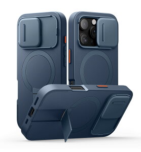 SURITCH ���C�P�[�XiPhone 16 pro�ƌ݊��� �ƃJ�����ی�J�o�[�ƒ����\�ȃX�^���h ���h�~�ϏՌ��ی�J�o�[iPhone 16 pro�p (��)