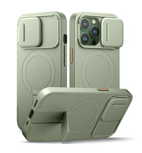 SURITCH ���C�P�[�XiPhone 13 pro�ƌ݊��� �ƃJ�����ی�J�o�[�ƒ����\�ȃX�^���h ���h�~�ϏՌ��ی�J�o�[iPhone 13 pro�p (�O���[��)