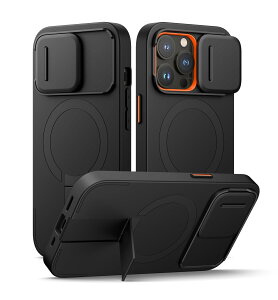 SURITCH ���C�P�[�XiPhone 13 pro�ƌ݊��� �ƃJ�����ی�J�o�[�ƒ����\�ȃX�^���h ���h�~�ϏՌ��ی�J�o�[iPhone 13 pro�p (�u���b�N)