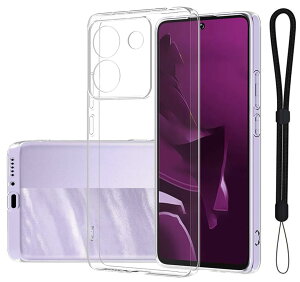 For Xiaomi POCO M7 Pro 5G �P�[�X �ی�J�o�[ �N���A �yZENGZOUZ�zPOCO M7 Pro 5G �P�[�X TPU�� ���^ ���y�� �C�菝�h�~ �S�ʕی� �_�炩����G�� �w��h�~ �i�N���A�j
