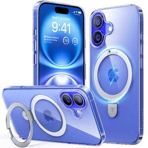 �y�Ōy�ʃX�^���h�P�[�X�EMagSafe�Ή��zTORRAS iPhone 16 �p �P�[�X �ČR�K�i �B���X�^���h �ő�25W�[�d���� �}�O�l�b�g���� ���^ ���σ[�� ���� �ϋv�� ��� ���C�����X�[�d�Ή� �ϏՌ� ����~