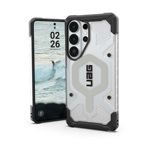 URBAN ARMOR GEAR Galaxy S26 Ultra Pathfinder Clear w/Magnet �ČRMIL�K�i �ϏՌ� �X�}�z�P�[�X Ice/Silver �A�C�X/�V���o�[ ���{���K�㗝�X�i UAG-GLXS26U-I/S