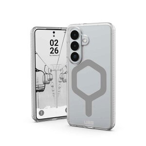 URBAN ARMOR GEAR Galaxy S26 Plyo w/Magnet �ČRMIL�K�i �ϏՌ� �X�}�z�P�[�X Ice/Silver �A�C�X/�V���o�[ ���{���K�㗝�X�i UAG-GLXS26-YM-I/S