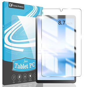 For NEC LAVIE Tab T8 T0855/KAS �K���X�t�B���� 8.7�C���` �t�B���� PC-T0855/KAS/PC-TAB08/H05 �t���ی�t�B���� �����K���X �P�[�X �ϋv��/���E���h�G�b�W���H/�����x�^�b�`/��U�h�~/��ʕی�/�C�A�[��/�d