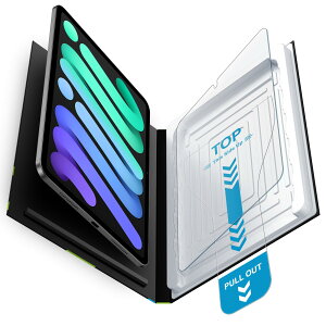 Mothca �A���`�O���A iPad mini 7�iA17 Pro�j2024/iPad mini6�i��6����j2021�Ή� �K���X�t�B���� �����ʒu����BOX �������o ���ȒP�\��t�� �C�A�[�� �T���T�� ���˖h�~ �w��h�~ �t�� ���{���Ɏq���f��